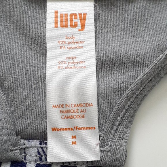 Lucy Tank Top with Toggle Hem Gray Size M - Picture 3 of 10
